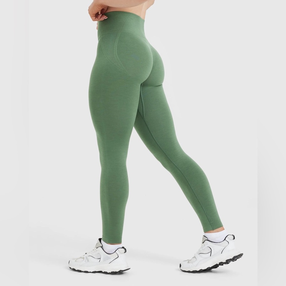 Oner Active Effortless Seamless Leggings - Forest Green - M Long